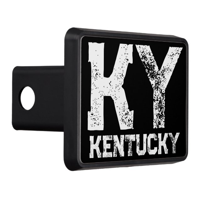 KY Kentucky State trailer hitch cover for car (Right)
