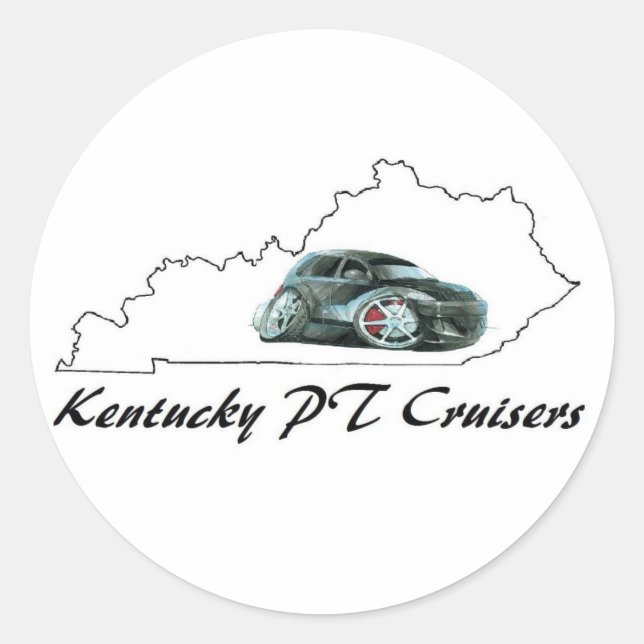 kY PT Cruisers sticker (Front)