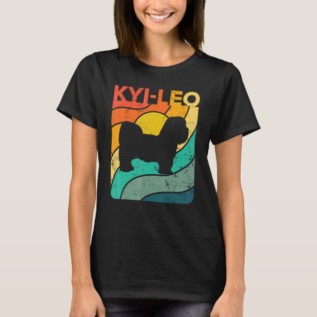Kyi Leo Vintage Sunset Mom Dad T-Shirt (Front)