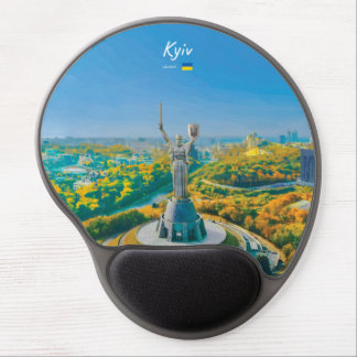 Kyiv, Ukraine - Mother Ukraine Monument Gel Mouse Pad
