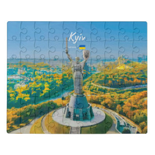 Kyiv, Ukraine - Mother Ukraine Monument Jigsaw Puzzle