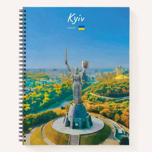 Kyiv, Ukraine - Mother Ukraine Monument Spiral Notebook