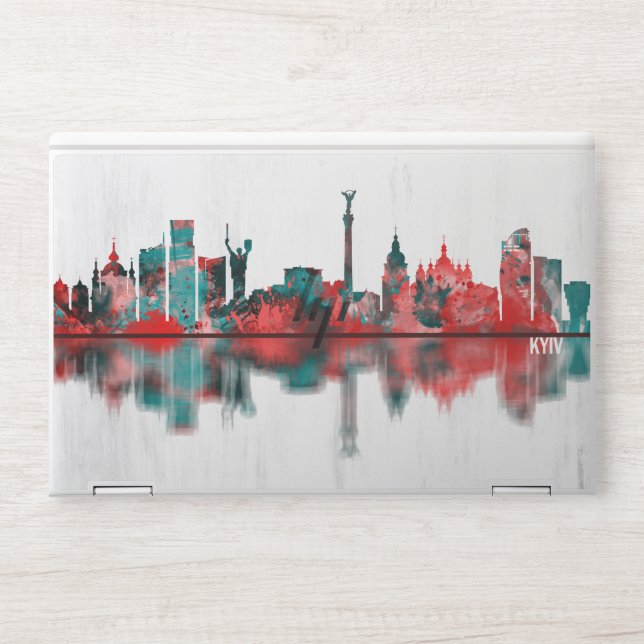 Kyiv Ukraine Skyline HP Laptop Skin (Front)