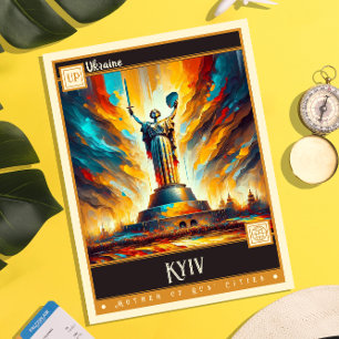 Kyiv, Ukraine   Vintage Painting Postcard