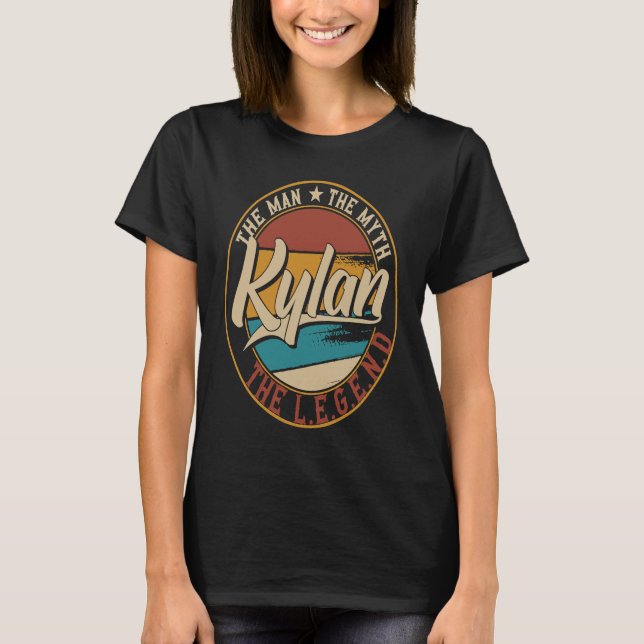 Kylan The man the myth the legend T-Shirt (Front)