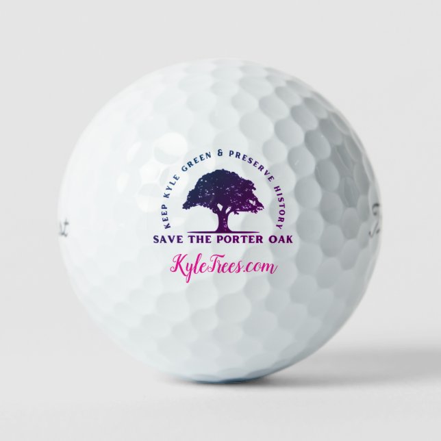 Kyle Trees Golf Ball (Front)