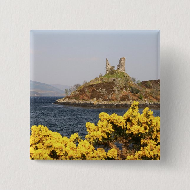 Kyleakin, Scotland. The ancient ruins of 2 Button (Front)