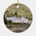 Kylemore Abbey Castle in Ireland Ceramic Ornament