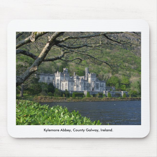 Kylemore Abbey, Connemara, County Galway Mouse Pad (Front)