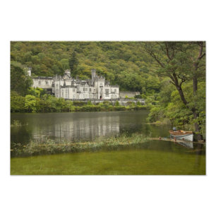 Kylemore Abbey, County Galway, Ireland, Photo Print