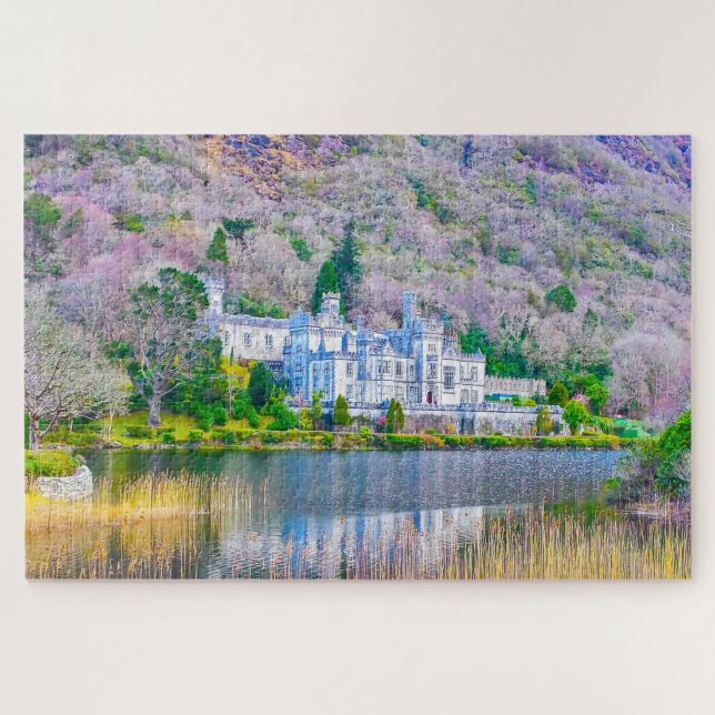 Kylemore Abbey Ireland. Jigsaw Puzzle (Horizontal)