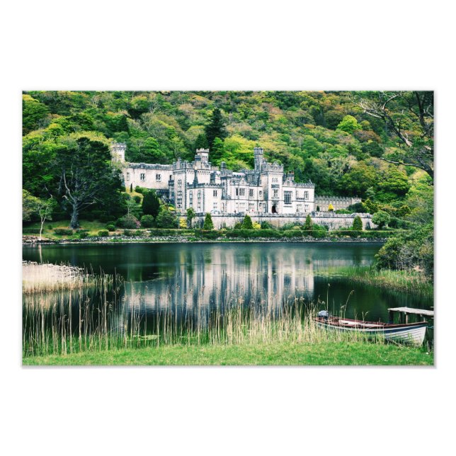 Kylemore Abbey İreland Photo Print (Front)