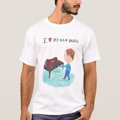 Kyles I Love Ham Radio Shirt