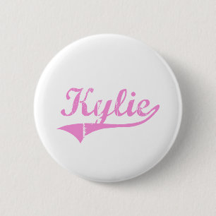 Kylie Classic Style Name Pinback Button