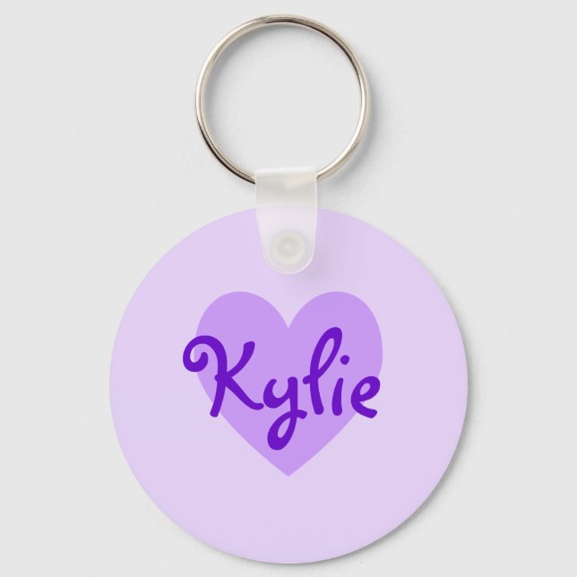 Kylie in Purple Keychain (Front)