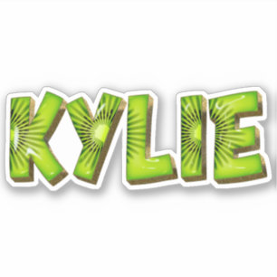 Kylie Name Kiwi Design Decal Sticker