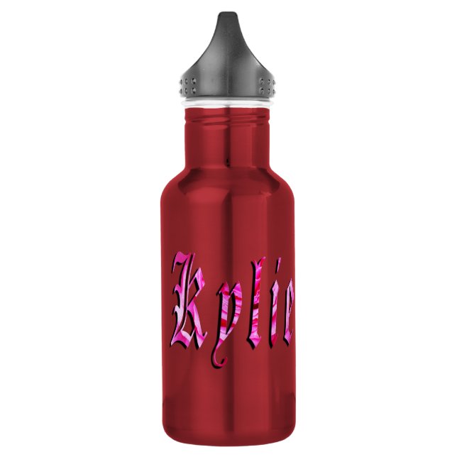 Kylie, Name, Logo, Water Bottle (Left)