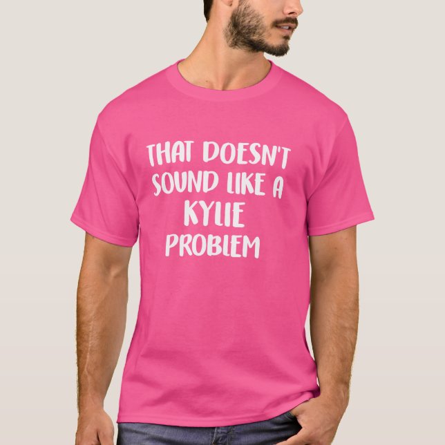 KYLIE Personalized Cute Flower Girls KYLIE Name T-Shirt (Front)