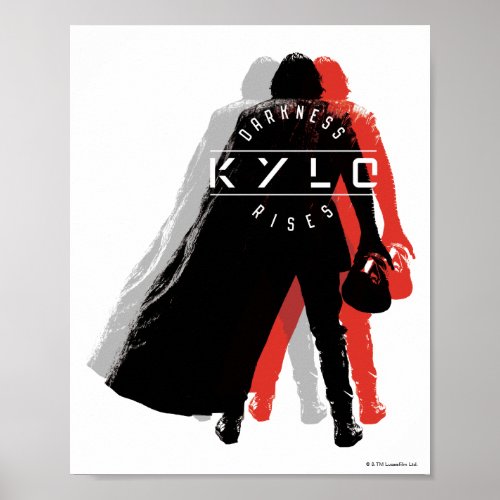Kylo Ren  Darkness Rises Poster