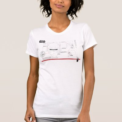 Kylo Ren Helmet Schematic T-Shirt