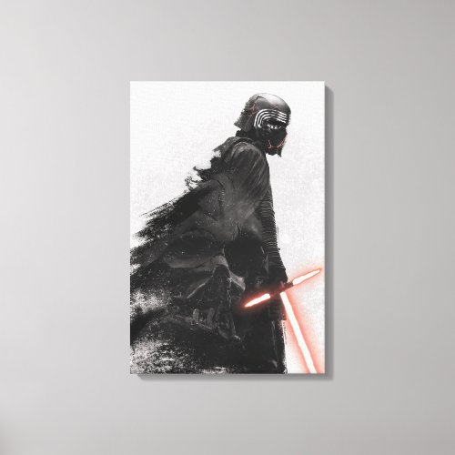 Kylo Ren Remembers Darth Vader Canvas Print