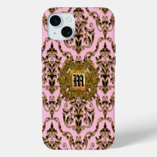 Kylsworth Damask Victorian Girl iPhone 15 Plus Case