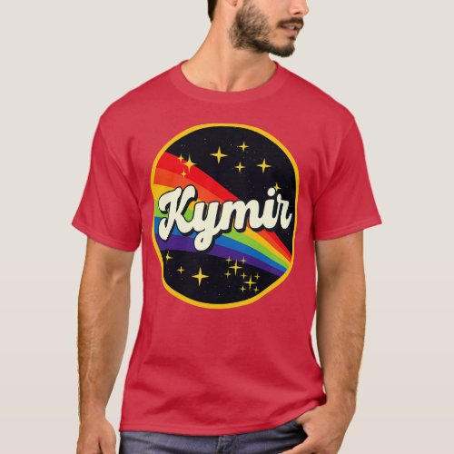 Kymir Rainbow In Space Vintage Style T_Shirt