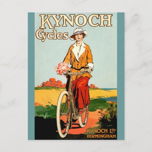 Kynoch Cycyles _ Vintage Bicycle Poster Art Postcard