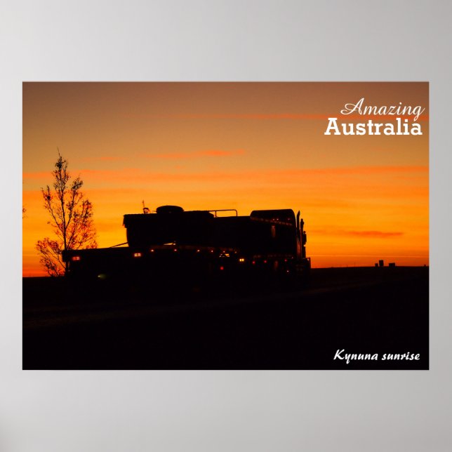 Kynuna sunrise poster (Front)