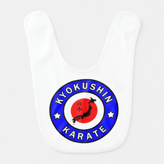 Kyokushin Karate Baby Bib (Front)