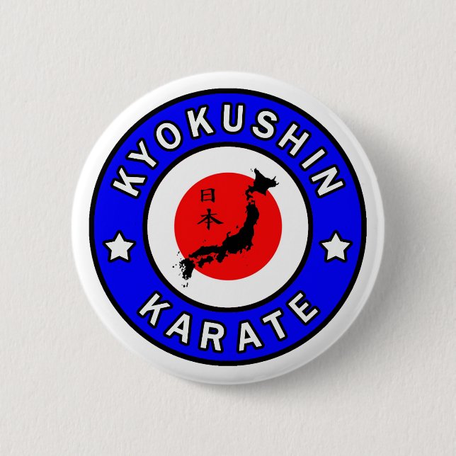 Kyokushin Karate Button (Front)