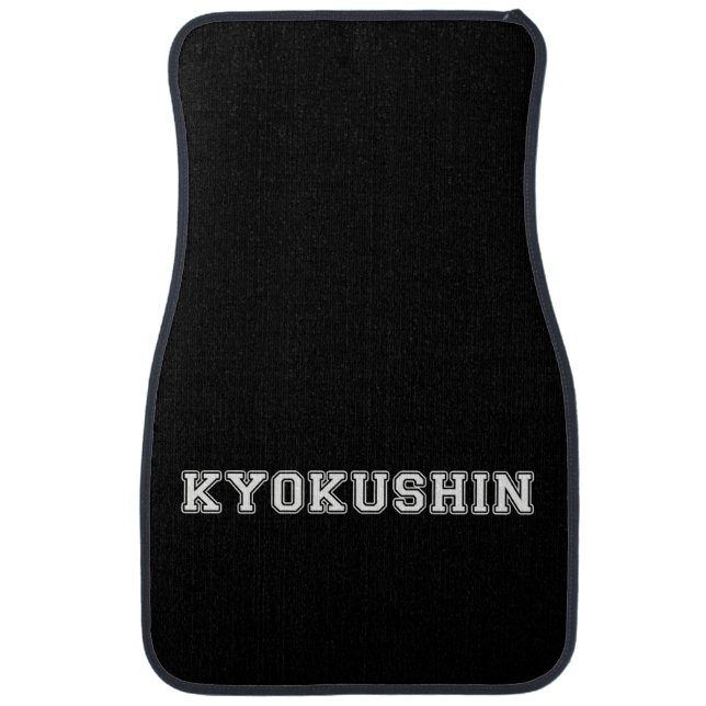 Kyokushin Karate Car Floor Mat (Front)