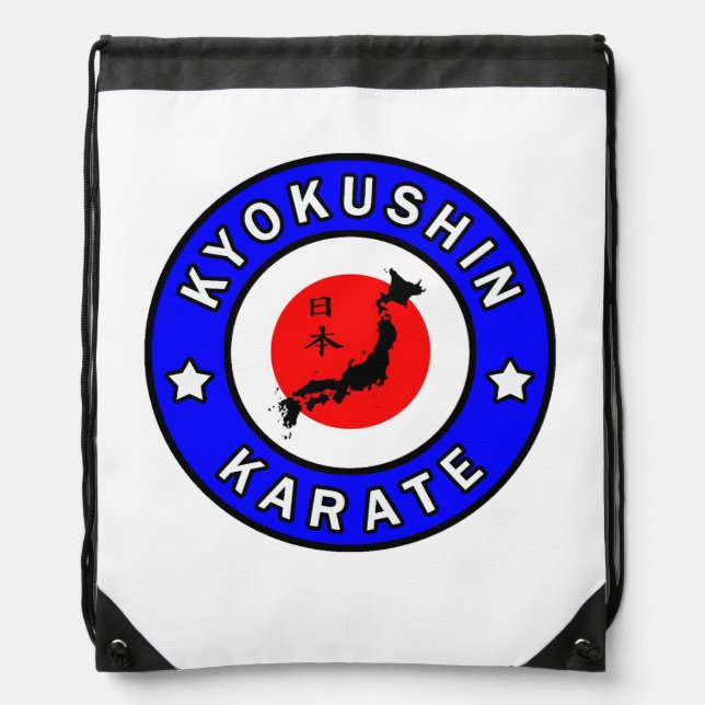 Kyokushin Karate Drawstring Bag (Front)