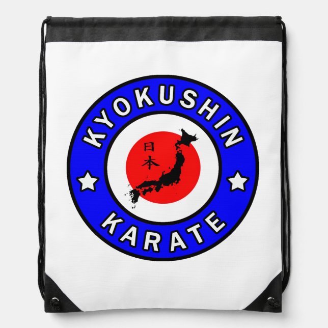 Kyokushin Karate Drawstring Bag (Front)