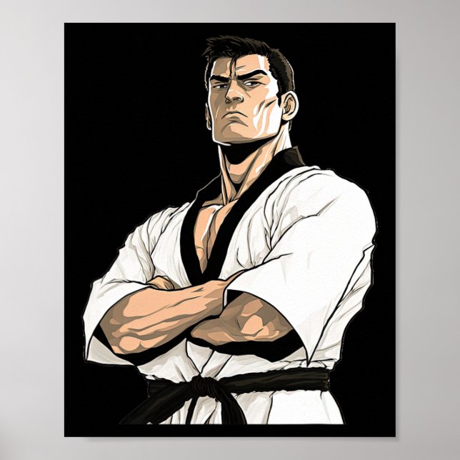 Kyokushin Karate Fighter - Martial Arts  Poster (Front)