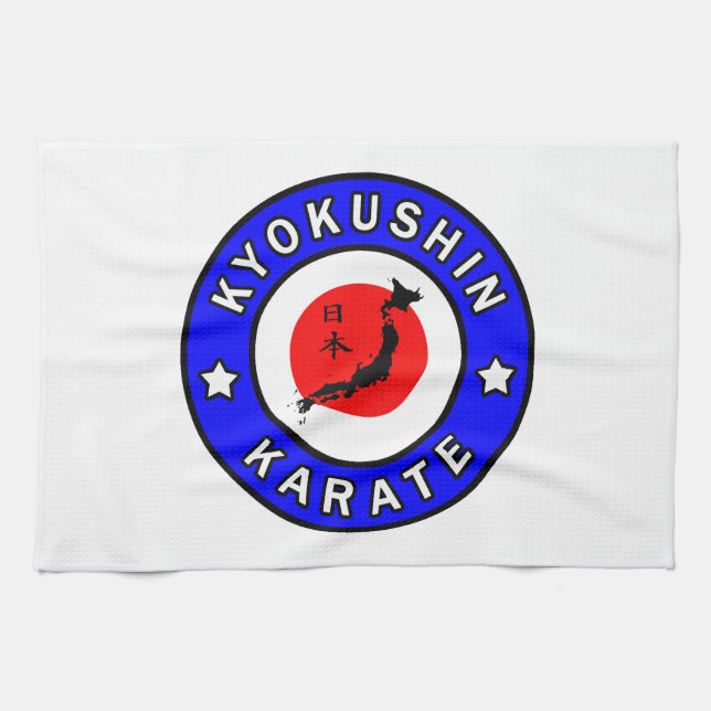 Kyokushin Karate Kitchen Towel (Horizontal)