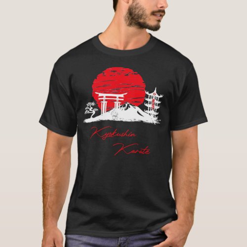 Kyokushin Karate Landscape by Zanshin_Art T_Shirt