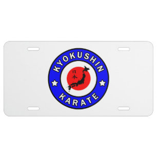 Kyokushin Karate License Plate