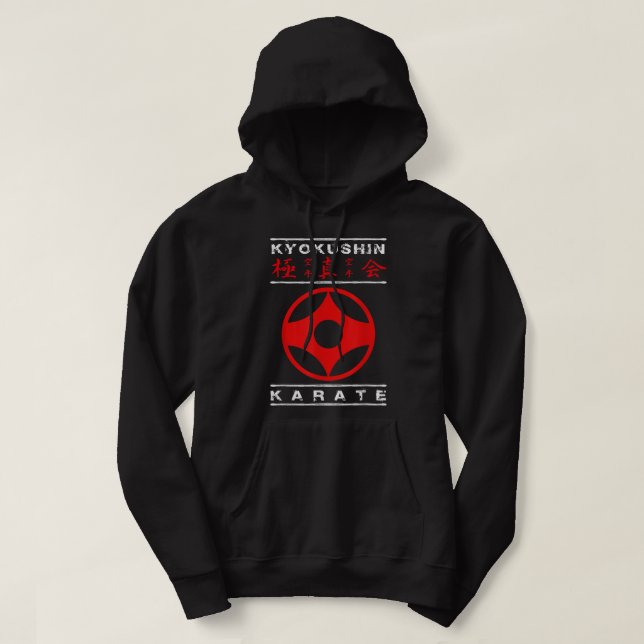 Kyokushin Karate Martial Arts  Hoodie (Design Front)