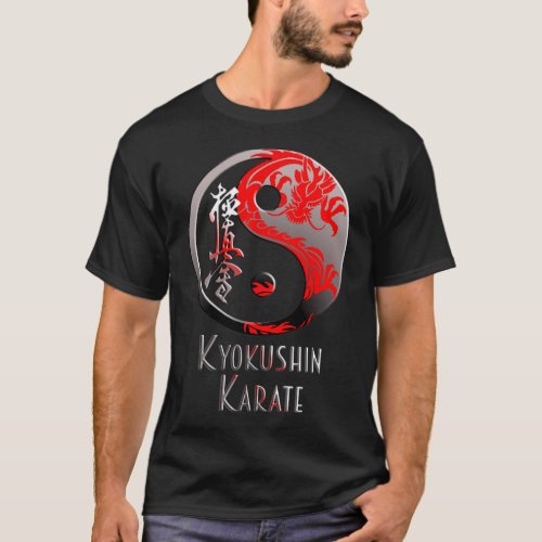 Kyokushin Karate Red Dragon _ Martial Arts Budo T_Shirt