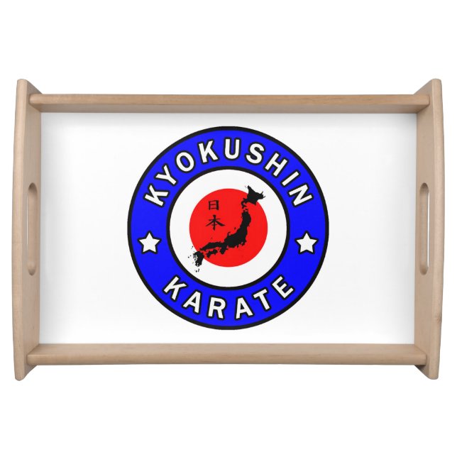 Kyokushin Karate Serving Tray (Front)