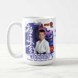 Kyokushin Karate Student Personalized Photo Coffee Mug