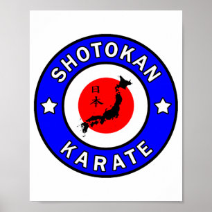 Kyokushin Karate T Shirt Poster