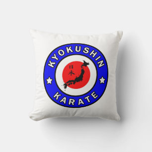 Kyokushin Karate Throw Pillow