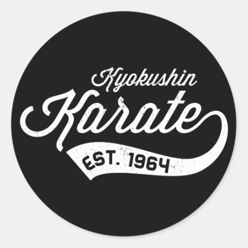 Kyokushin Karate Vintage Sticker