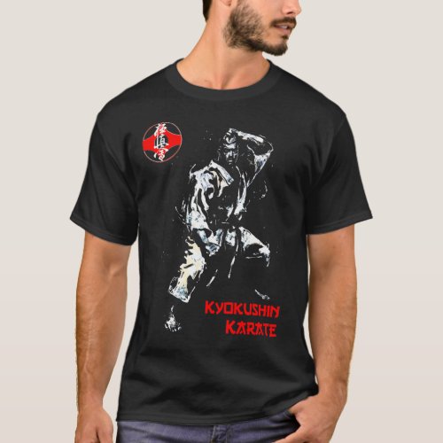 Kyokushin Karateka by Zanshin_Art Karate T_Shirt