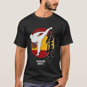 Kyokushin Spain Karate Spanish flag Kyokushinkai D T-Shirt