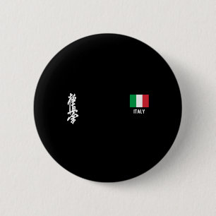 Kyokushinkai Karate Italy Dojo Training Italian Fl Button