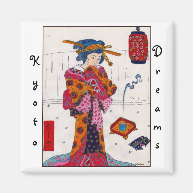 Kyoto Dreams by S Ambrose Magnet (Front)