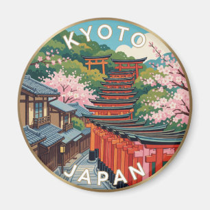 Kyoto Japan Colorful Japanese Travel Magnet